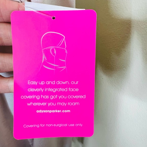 NWT ADYP Turtleneck Top Sweater MEDIUM Light Pink Jersey Knit Pullover Modern - Picture 7 of 9